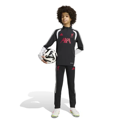 adidas Liverpool trainingspak kids 1/4-zip zwart grijs wit rood 2026 2027