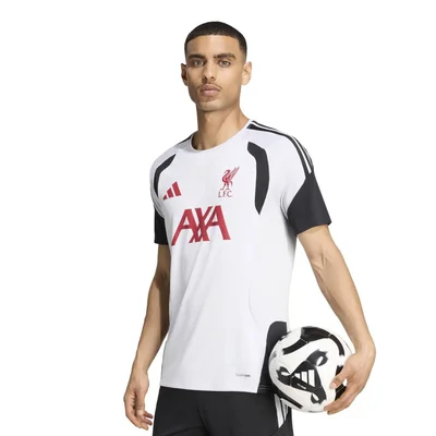 adidas Liverpool trainingsshirt wit zwart rood 2026 2027